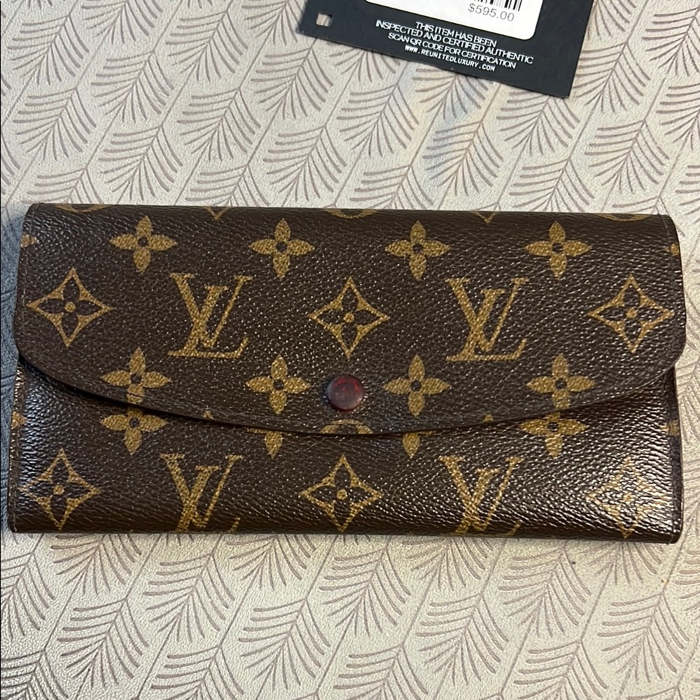 Louis Vuitton Brown Monogram Wallet CA2113